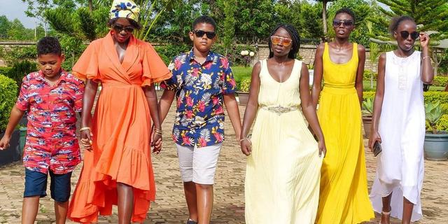 Akothee and her children